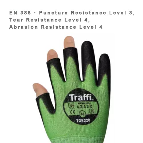 Traffi TG5220 Dura 3 digit Cut High Performance Gloves - Image 3