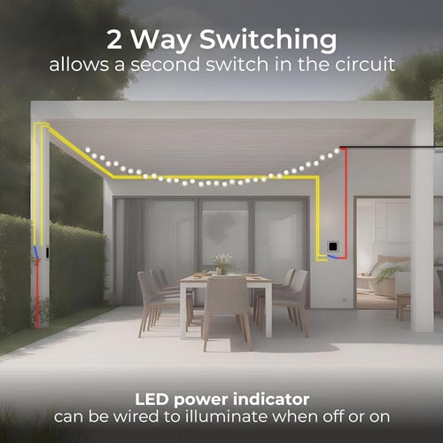 BG Electrical WP30 Weatherproof 2-Pole Single Wall Switch - Image 7