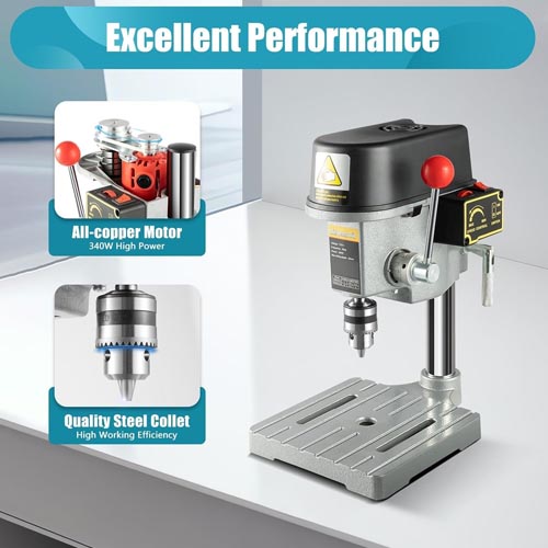 KVTUYC Mini 6-Speed Electric Bench Drill Stand - Image 9