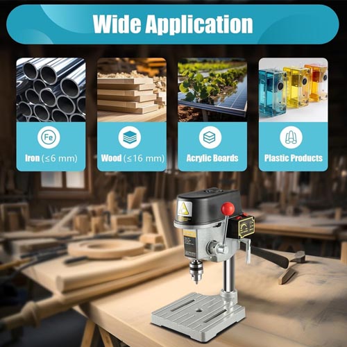 KVTUYC Mini 6-Speed Electric Bench Drill Stand - Image 2