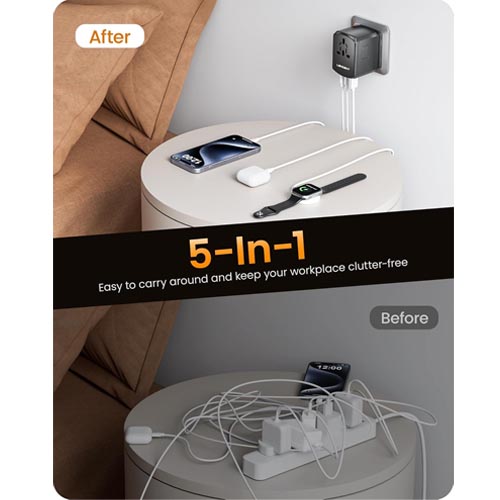 LENCENT PA007-2A2C Universal Power Adapter - Image 6