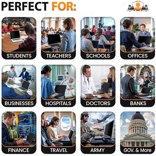 Privacy IQ PQ-YP14W9-2PK 14" Laptop Privacy Screen-Filter (16:9) - Image 3