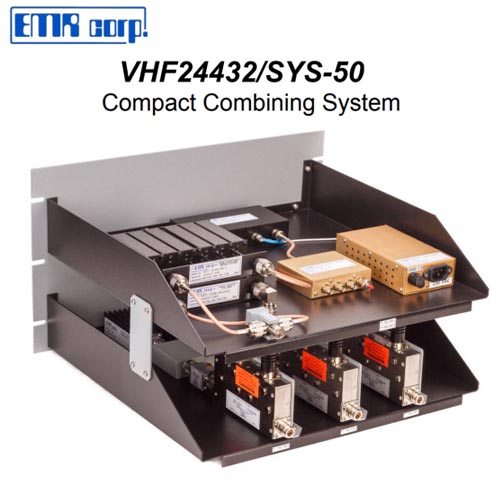 EMR SYS Series VHF24432/SYS-50 Compact Combiners
