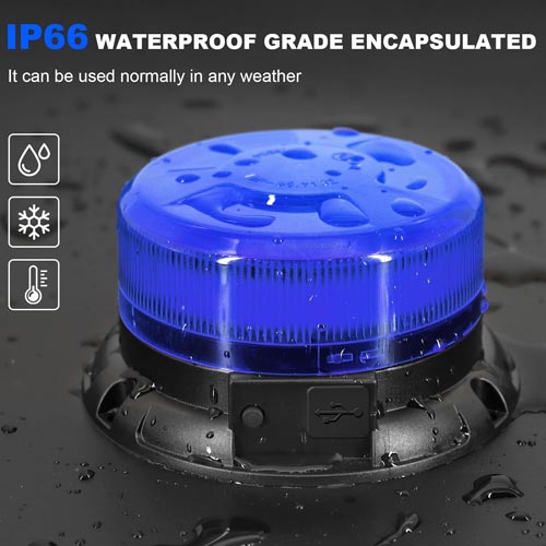 ANTOM Magnetic Wireless LED Blue Strobe Light - Image 4