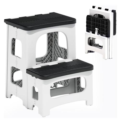 Ahxuvan TD-001-2 2 Steps Foldable Stool (330 lbs load)