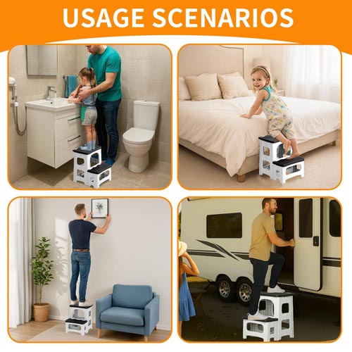 Ahxuvan TD-001-2 2 Steps Foldable Stool (330 lbs load) - Image 8