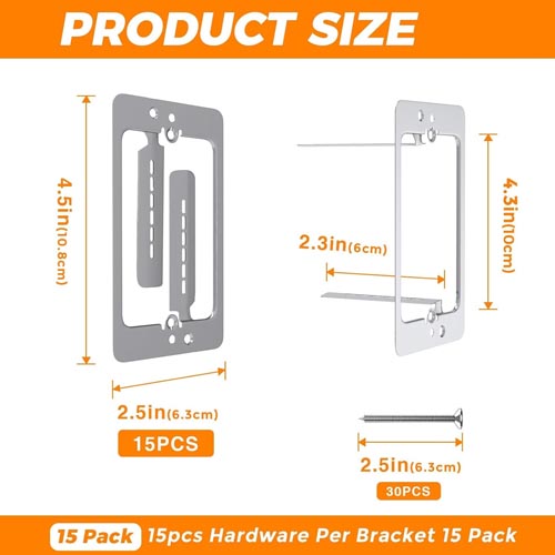 CHOWZZ Single Gang Low Voltage Mounting Bracket - Image 7