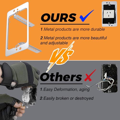 CHOWZZ Single Gang Low Voltage Mounting Bracket - Image 5