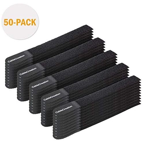 Cable Creation 15cm Reusable Fastening Cable Ties 50 pk - Image 2