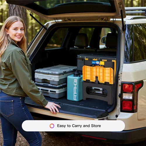 Korpai 5242 2 Steps Foldable Step Stool (250lbs Load) - Image 5