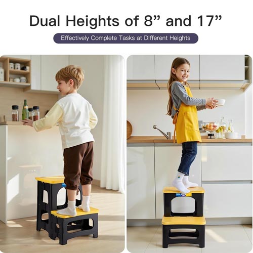 Korpai 5242 2 Steps Foldable Step Stool (250lbs Load) - Image 4