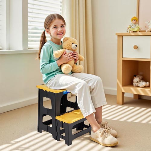 Korpai 5242 2 Steps Foldable Step Stool (250lbs Load) - Image 3