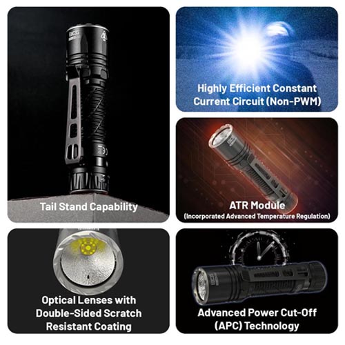 Nitecore EDC35 Rechargeable Flashlight 5000 Lumen - Image 9