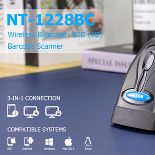 NETUM AK-55VI-9N2E Bluetooth Barcode Scanner - Image 2