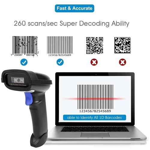 NETUM AK-55VI-9N2E Bluetooth Barcode Scanner - Image 8