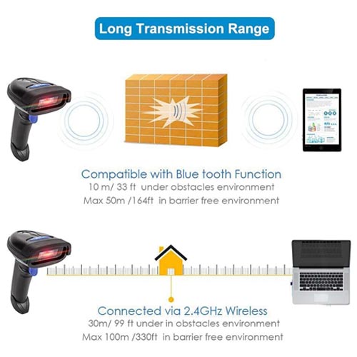 NETUM AK-55VI-9N2E Bluetooth Barcode Scanner - Image 5