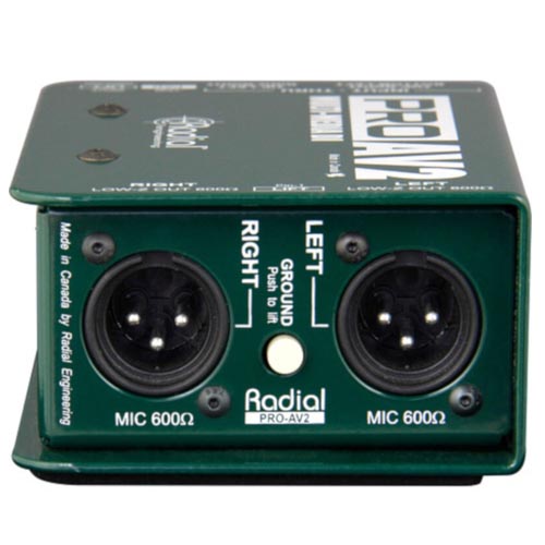 Radial Engineering ProAV2 Stereo Passive Multimedia Direct Box - Image 3