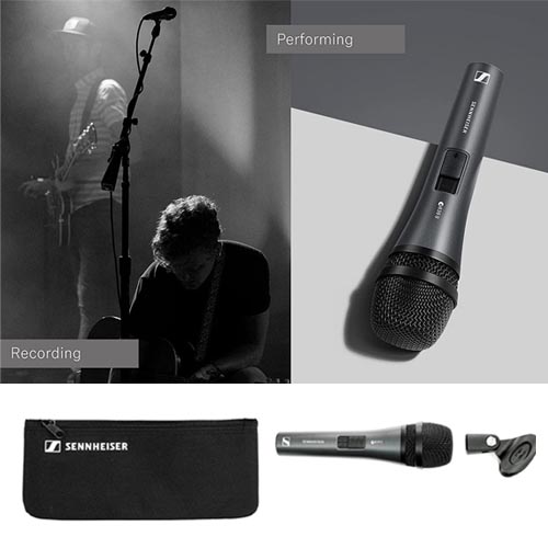 Sennheiser E835-S Dynamic Cardioid Vocal Microphone - Image 3