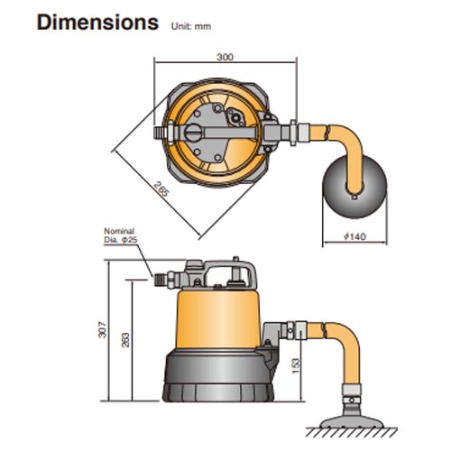 TSURUMI LSP1.4S SUBMERSIBLE PUMP - Image 2