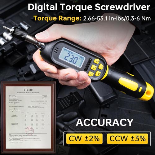YIYEIE Y0033 Digital Torque Screwdriver (32 pcs set) - Image 4