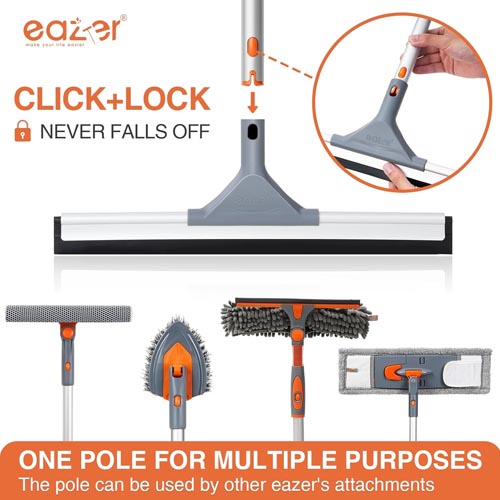 Eazer EAF02 60” Floor Scrubber Squeegee Broom - Image 2