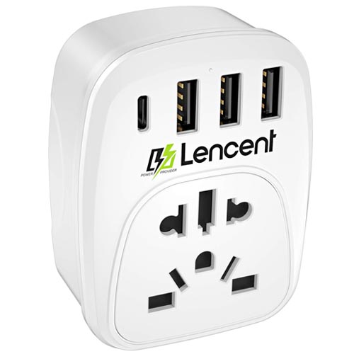 LENCENT WL-07-C3U Universal Travel Adapter