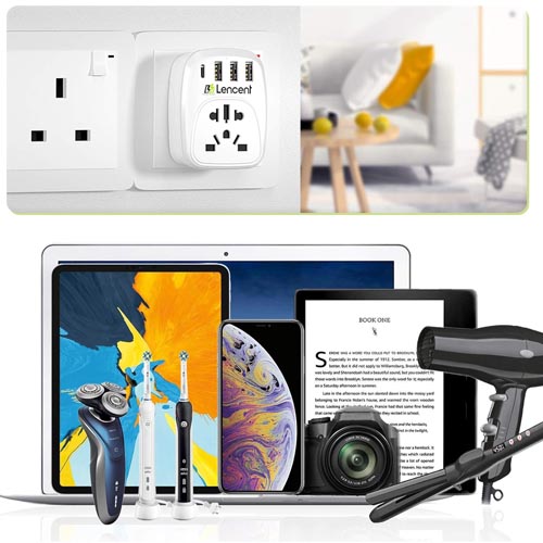 LENCENT WL-07-C3U Universal Travel Adapter - Image 2