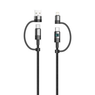 MeeGoo 2-in-1 Digital Display Fast Charging Cable