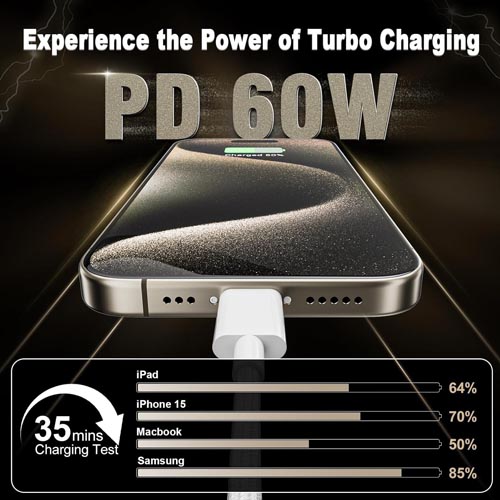 Quntis 1P1M 60W USB C to USB C Cable - Image 7