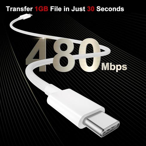 Quntis 1P1M 60W USB C to USB C Cable - Image 3