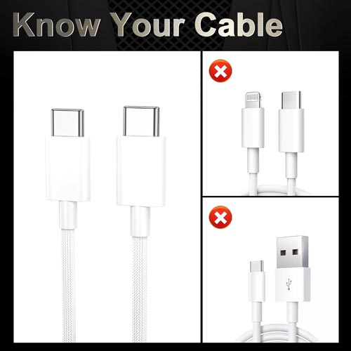 Quntis 1P1M 60W USB C to USB C Cable - Image 2