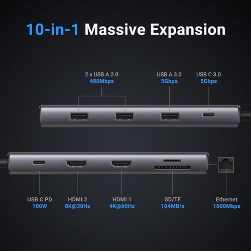 UGREEN 10 in 1 Revodok Pro USB C Dock - Image 13