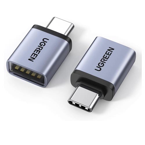UGREEN 40702P USB C to USB Adapter 10Gbps (2 pk)