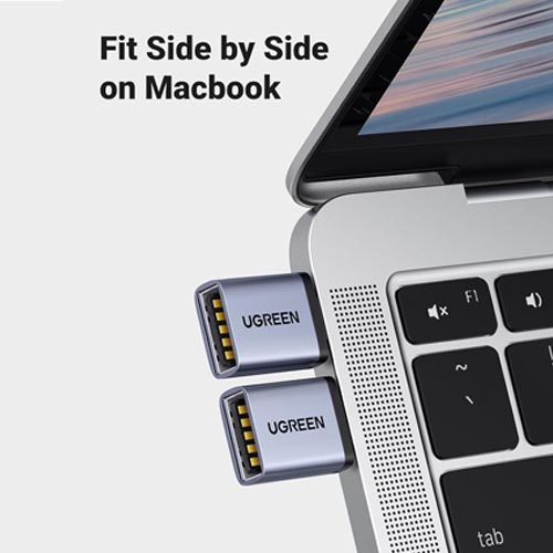 UGREEN 40702P USB C to USB Adapter 10Gbps (2 pk) - Image 9