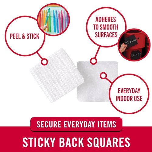 VELCRO 7/8" Square Hook and Loop Tape 100 pk - Image 6