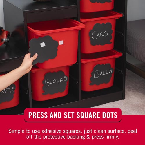 VELCRO 7/8" Square Hook and Loop Tape 100 pk - Image 5