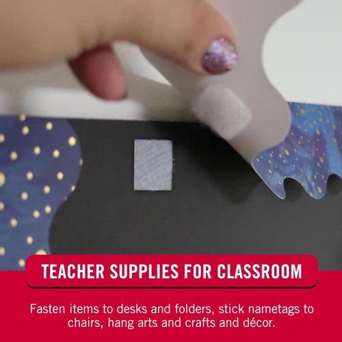 VELCRO 7/8" Square Hook and Loop Tape 100 pk - Image 2